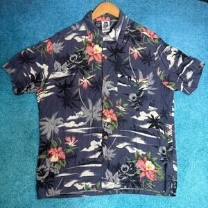VTG Kennington California Men’s M Hawaiian Shirt Y2K Tropical Rayon